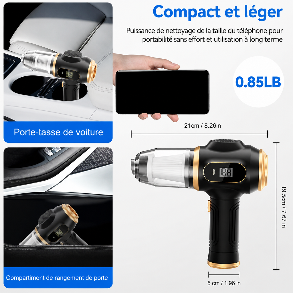 Aspirateur sans fil 6-en-1